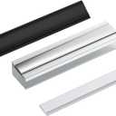 Glass Shower Door Magnet, Shower Door Magnetic Latch with Metal Strike Fits for Glass Shower Door Thickness 1/8", 5/32", 3/16" and 1/4", Shower Door Magnet Replacement