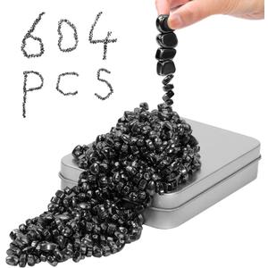 Magnetic Balls Fidget Toys Adults 600 PCS Mini with Four Big Magnetic Putty Desk,Fidget Toys for Adults, Office DeskBlack