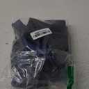 DiBanGu Men's Silk Paisley Vest and Necktie Set 6PCS Pre-tied Bow Tie Formal Waistcoat for Wedding Party (Large, Blue)