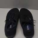 WHITIN Men's Wide Canvas Barefoot Sneakers | Zero Drop Sole | Minimalist Footwear (9.5 Wide, W87 | All Black)