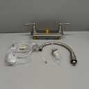Moen Hutchinson Spot Resist Stainless 2-Handle High-Arc Kitchen Faucet with Side Sprayer, 87048SRS