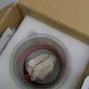 1 L (34 oz) Sourdough Starter Jar Kit, Wide Mouth Potbelly Crock - Glass Sour Dough Starter Bread Jar Set - Sourdough Baking Supplies - Sour Dough Bread Accessories Gifts for Sourdough Lovers