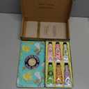 20% Shea Butter Hand Cream Gift Set, Instant Soothing Moisturizing Hand Cream for Women Nourishes Dry Hands, 6-Piece Delicate Tin Gift Set Almond, Citrus Verbena & Floral-Scented, 6 x 1 OZ