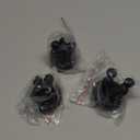 iBetterLife Razor Holder for Shower Hooks 6 Pcs Self Adhesive Wall Mounted Single Hook for Hanging Toothbrush, Functional Waterproof Utility Plug Holder for Bathroom Kitchen Living Room Office, Black