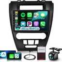 4G+64G Car Stereo Radio for Ford Fusion Mondeo Mustang 2009-2012 with DSP Wireless Carplay Android Auto 10 inch 1280P Touch Screen Bluetooth 5.0 Android 13 FM/RDS GPS WiFi Backup Camera