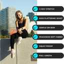 LMB High Waisted Leggings for Women - High Classic Waistband - Extra Soft Fabric, Perfect for Lounging, Yoga (Black)