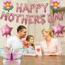 Happy Mother's Day Balloons Mothers Day Banner Set for Party Decoration Supplies