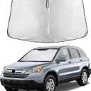 EcoNour Windshield Sunshade Compatible for Honda CRV 2007-2009 2010 2011, Sun Visor for Front Windshield & Window Sun Shade Cover, UV Heat Blocker & Protector, Car Accessories