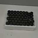 30ml Clear Small Glass Vials with Screw Caps, Small Vials for Essential Oil, Leak-Proof Sample Vials with Lids(50pcs)