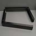 2 Pieces Stainless Steel Microwave Trim Kit 3'' Wide Built in Microwave Side Panel Filler Kit for Range Kitchen Countertop Oven with Screws 15.75" H x 11" D(Silver)