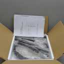 Round Side Table,Glass C Table,Couch End Table, Tempered Glass Snack Table with Metal Frame, Sofa Couch Bedside Table,TV Tray Table for Small Space(Black) (Single)