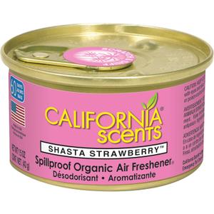 California Scents Spillproof Can Air Freshener Eco-Friendly Odor Neutralizer for Home, Car, & Much More, Shasta Strawberry