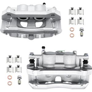 Betthand Front Brake Calipers 18B5404+18B5405 Replace for 2012-2020 Ford F150, FRC12615+FRC12616, CL3Z2B120A+CL3Z2B121A, FL3Z2B120A+FL3Z2B121A, 19336876+19336877, 2.7/3/3.3/3.5/3.7/5/6.2L