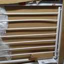 Safety Gate for Stairs & Doorways, Auto-Close Baby Gate or Dog Gate Pressure Mount No Drilling, 30" Tall All Metal Frame with Dual Locking System (White, 30" Tall 29"-33" Wide)
