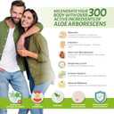 ALOEBETA Aloe Arborescens Natural Power Capsules - 100% Organic Aloe Supplement, Stimulates Immune Defenses, Antioxidant, Detoxifying - Vegan, No GMO, Gluten-Free, no Sugar