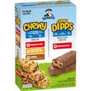 Quaker Chewy Granola Bars, Chewy & Dipps Variety Pack, (58 Bars), Whole Grains, No Artificial Flavors, No Added Colors, BB Date 12/14/2025