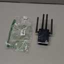 WiFi Extender Signal Booster for Home, WiFi Extender, Long Range up to 12880 Sq Ft and 105 Devices, Internet Extender WiFi Booster, WiFi Repeater with Ethernet Port, Signal Booster(Black)