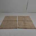 ZOESIOER Bathroom Rugs Sets 2 Piece, Ultra Absorbent Soft Bath Rug, Machine Washable Microfiber Non-Slip Bath Mat for Bathroom Floor, Tub, Toilet, Shower Room, Beige 23.5"×16"