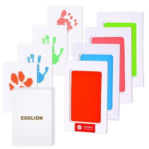 4-Pack Inkless Baby Hand and Footprint Kit with Mess-Free Ink Pad  Baby Safe Ink Pad for Hand, Foot & Paw Prints  Newborn Footprint & Paw Print Kit for Dogs and Cats  16 Cards(Candy)