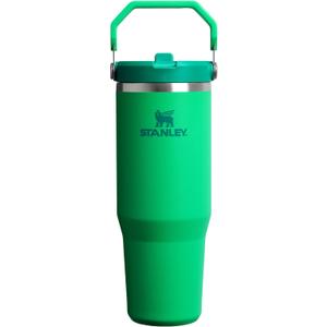 STANLEY IceFlow 2.0 Flip Straw Tumbler with Handle 30 oz | Twist On Lid and Flip Up Straw | Leak Resistant Water Bottle | Insulated Stainless Steel | BPA-Free | Meadow