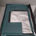 Outdoor Heated Cat House in Winter,Extremely Insulated & Weatherproof,Elevated Feral Cat Shelter with Waterproof Eaves & Escape Door for Outside Stray Barn Cat (Dark Green,L) (25.6"L x 16.5"W x 18.5"H)