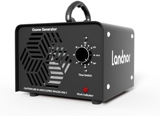 Ozone Generator 60,000mg/h, Ozone Air Purifier Deodorizer for Areas of 6,000 Square Feet, Efficient odor removal for Home, Basement, Smoke, Pet Room,Factory,Mall