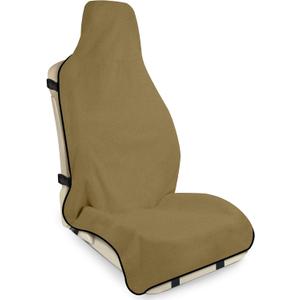 Waterproof Seat Cover Towel, Premium Sweat Carseat Protector, Perfect for Universal Anti-Slip Car Truck SUV Seat, Great for Surfing Yoga Gym Workout, Brown
