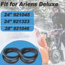 07200802 Snow Blower Belt Compatible with Ariens Deluxe 24" 921045 921323 and 28" 921046, 2 Pcs Snow Thrower V-Belt
