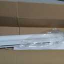 UNISHADES No Tools No Drill Cordless Blackout Roller Shades for Indoor Windows, Easy to Install, Darkens Rooms, Blocks Heat, and Protects Against UV Rays, Window Size 20 W 48" H White