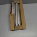 CorkLatta Brushed Nickel Shower Curtain Rod 31 to 80 Inch, 1 Inch Diameter Adjustable Spring Tension Stainless Steel Telescoping Rod, Easy Install, No Rust