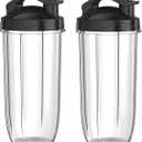 Ganiza 2 PCS Max 700ML Replacement Cups For Ganiza GB10 Countertop Blender Replacement Parts