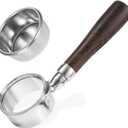 58mm Bottomless Portafilter with Double Shot Filter Basket & Wood Handle for Gaggia Classic, Espresso Pure, Color, Dose, Evolution, Baby Twin and More Semi-Automatic Espresso Machine