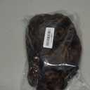 Short Curly Wig For Women Afro Wigs For Black Women Black Mixed Brown Color Big Curly Wig With Bangs Loose Curls Synthetic Wig Big Bouncy Fluffy Curls Wigs For African American Women Daily Wear