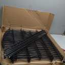 15 Panels Decorative Garden Fence with Gate - 32 in (H) x 35.4 ft (L) No Dig Dog Fence Outdoor for Yard, Rustproof Tall Garden Fencecing Panels, Animal Barrier Suitable for Yard Border, Patio