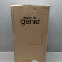Diaper Genie Essence Pail, White with 18 Easy Roll Refill Bags