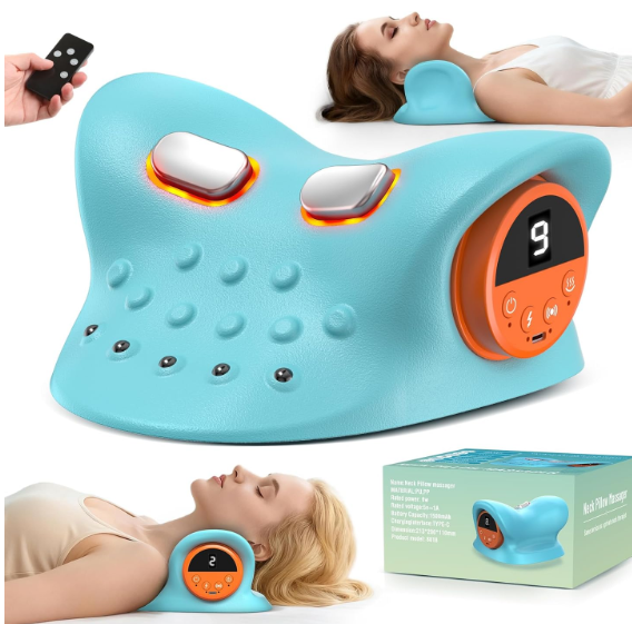 altoance Neck Massager 2026 Deep Tissue Massage with Heating and Vibration Neck massager3D deep Tissue Massage for Shoulder and Back, Portable Cordless with TypeC Charge,Home Office Car Use