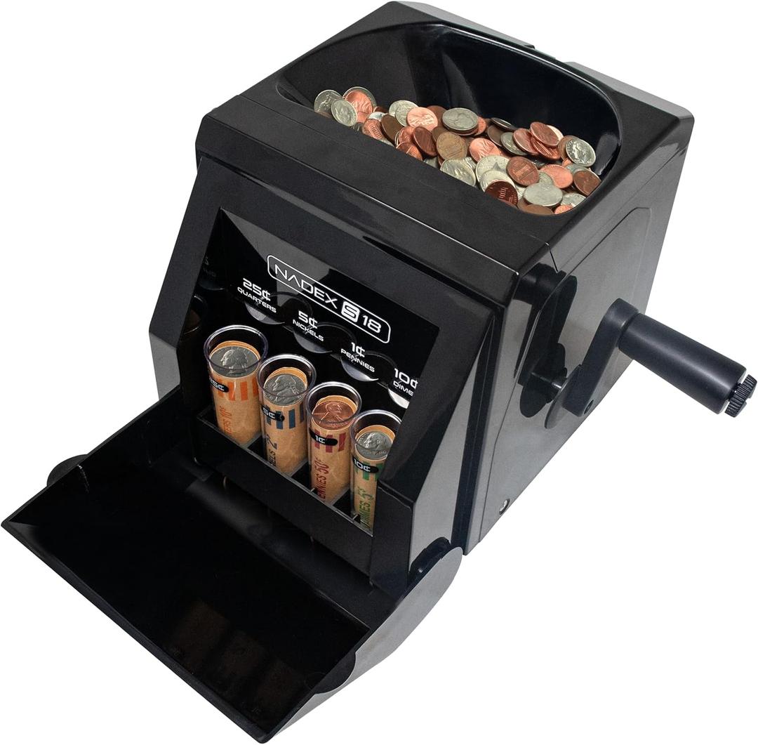 Nadex S18 Manual Coin Sorter and Wrapper