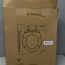 Toilet Seat Round Soft Close16.5'', Toilet Lid Slow Close Quiet No Slam, Easy Installation & ReleaseSafe PP Material Easy Clean, Comfortable Ergonomic Design, 2 Years Support, White Plastic