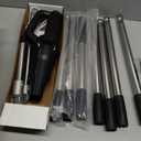 Roof Gutter Cleaning Tools from The Ground, 111" Leaf Blower Cordless, 180° Rotatable Gutter Blower Extension Attachment Kit for Gutters Cleaning, Lightweight Small Handheld Leaf Blower with Charger