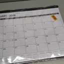 Desk Calendar 2026(January 2026 - June 2027)2026 Desk Calendar Large 22 x172026 Calendar,Classic Black,Large Calendar 2026-2027 with Plastic Cover
