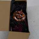 Solar Halloween Lights Outdoor 23.3Ft 40LEDs Halloween Decorations Lights, 8 Modes Maple Leaf Pumpkin Ghost Spider Bat Light Solar Powered Halloweens String Light Outside