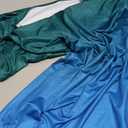 Midi Dress Green and Blue No Brand 2XL