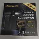 BENJEN Compressed Air Duster-150000RPM Electric Air Duster for Cleaning Keyboard & PC Infinitely Adjustable Speed Cordless Turbo Fan Turbo Dryer Blower for Car, Air Bed, Outdoors, Home.