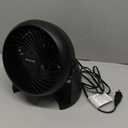 Honey.well Turbo Force Air Circulator Table Fan, 11 inch, 3 Speed, 90 Degree Pivot, Black