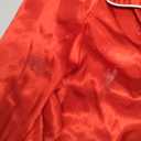 U2SKIIN Women Silk Pajamas Set, Long Sleeve Satin Pajamas for Women Sleepwear Button Down Pjs Set Two-piece (X-Large, Red)