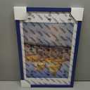 wyooxoo 12x18 Picture Frame Dark blue Solid Wood Photo Frames Display Pictures 11x14 with Mat or 12x18 Without Mat Colorful Frame For Wall