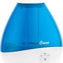 Crane Droplet Ultrasonic Teardrop Cool Mist Air Humidifier, 0.5 Gallon for Bedroom and Office, Blue and White, Nursery Humidifier