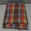 AQOTHES Red Brown Plaid Christmas Tablecloth 60x84, Tartan Table Cloth Decorations, Winter Holiday Tablecloths for Rectangle Tables Parties Dining Farmhouse Kitchen Decor