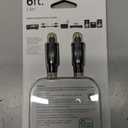 GE 87618 6-Feet Digital Optical Cable with Toslink Plugs, Black