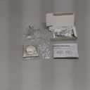 goldenwarm Brushed Nickel Square Pocket Door Lock, Pocket Door Hardware for 2-1/8'' Round Bore Hole, Pocket Door Handles Fit 1-1/4'' to 2'' Thickness Sliding Door 2-3/8'' Latch 1 Pack